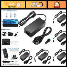 12V 3A Power Supply Adapter AC to DC Converter for LED Strip, 3D Printer, CCTV -