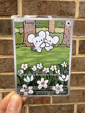 Tandemaus Fan Art Trading Card Handmade Custom Holo Or Matte Collectible Card