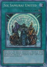 YuGiOh Six Samurai United TU05-EN004 Super Rare Englisch NM unl.