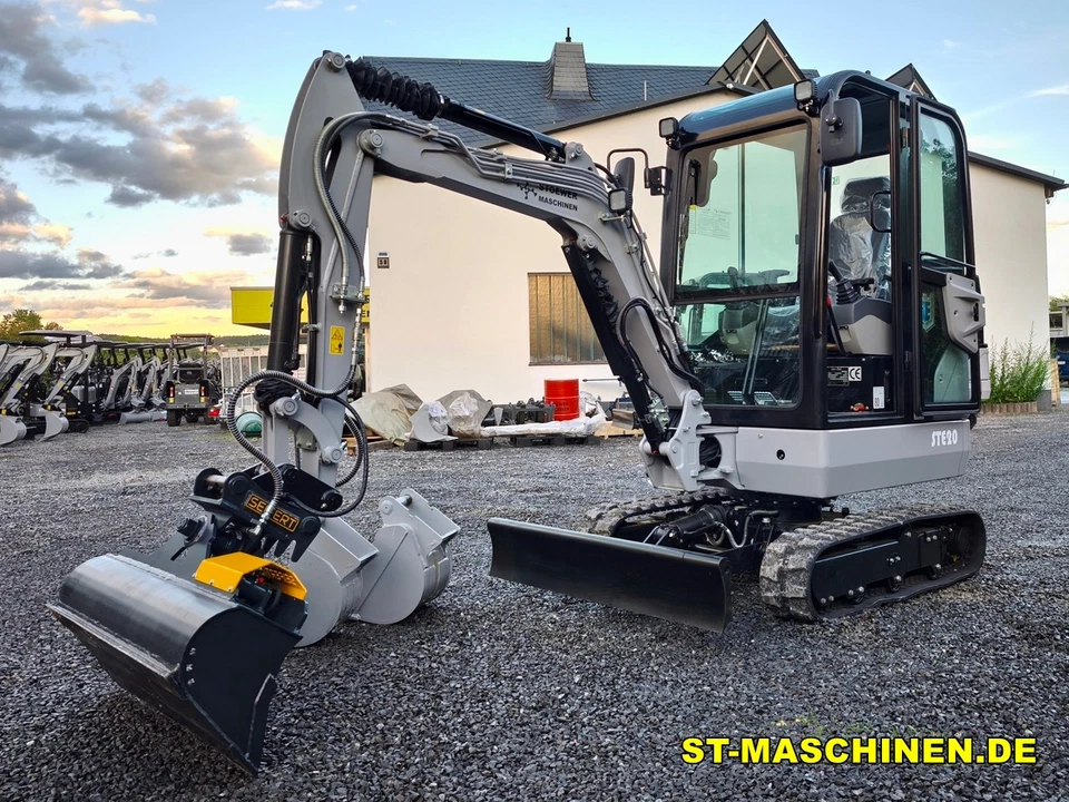 Minibagger 2t, Kurzheckbagger, Yanmar Motor, MS01 - Wechsler hydrl. - Bild 3 von 4