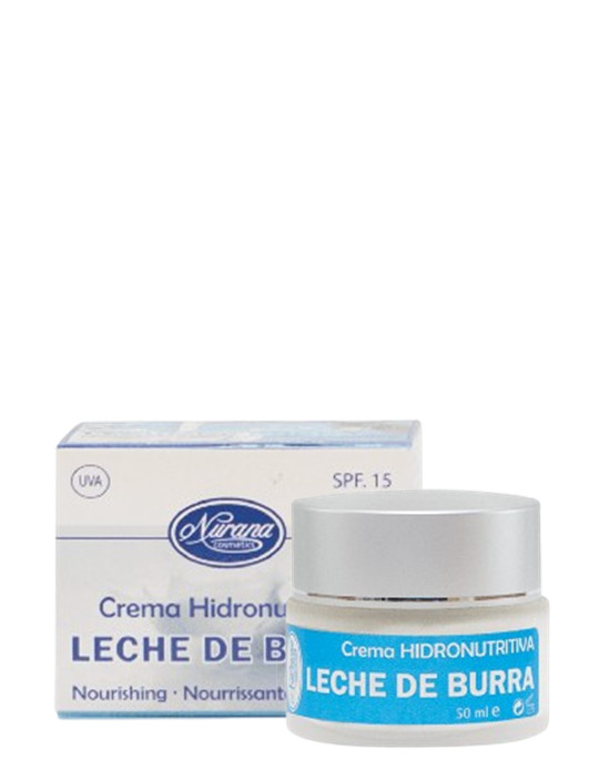 Crema Facial Hidronutritiva Leche De Burra 50Ml - Nurana Cosmetics