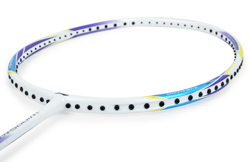 Racchetta da badminton LI-NING Windstorm 74 G6 6U (74 g) bianca nuova con etichette AYPQ012 - Foto 4 di 8