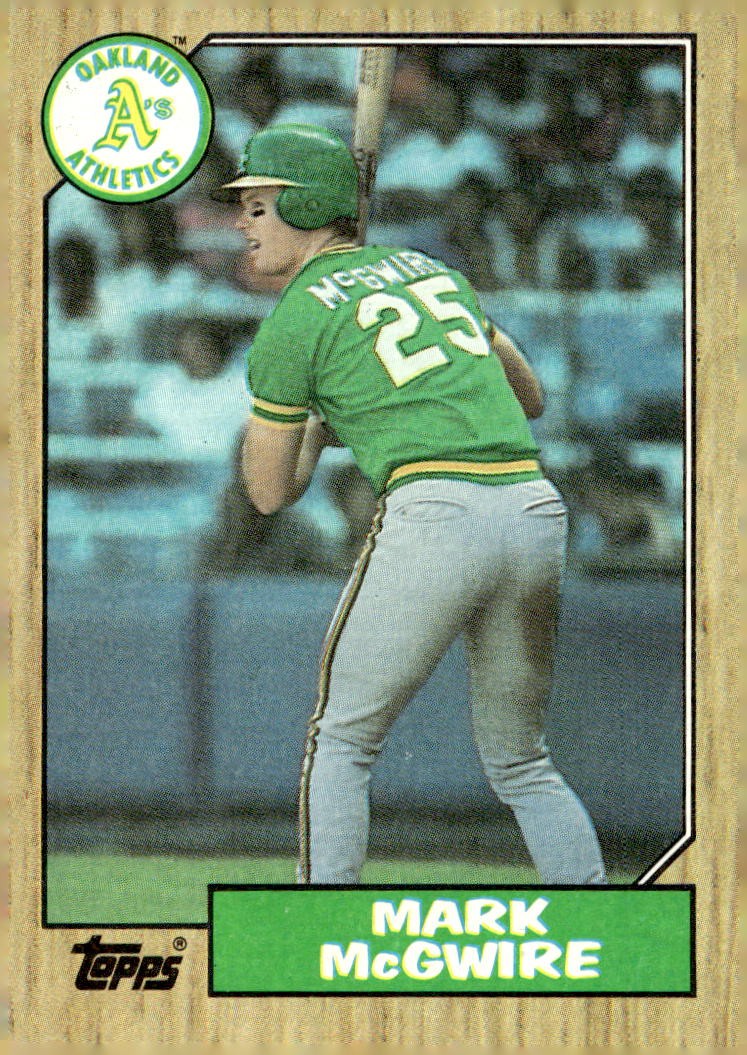 1987 Topps #366 Mark McGwire Rookie RC
