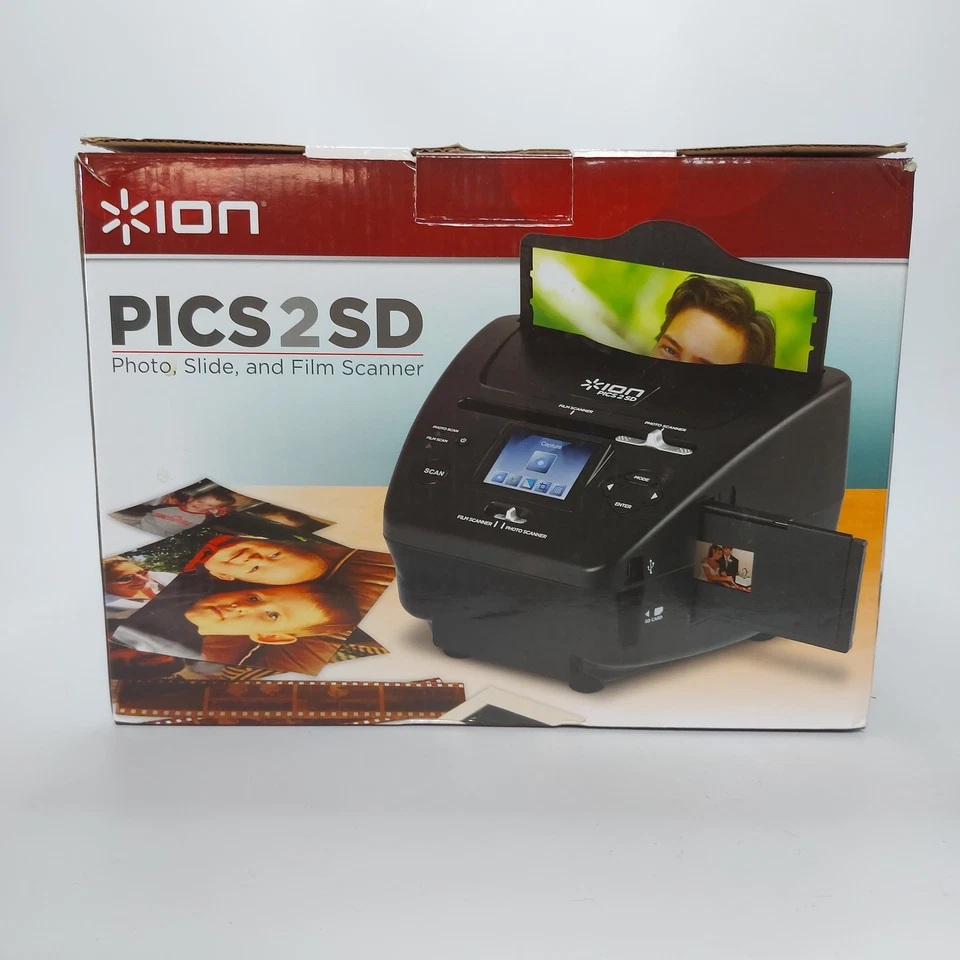 ION PICS 2 SD Photo, Slide & Film Scanner 5.1MP 2500 DPI - New in box - Image 2 of 4