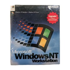 Microsoft Windows NT Workstation 4.0 CD-ROM Upgrade Business Computing NOS New