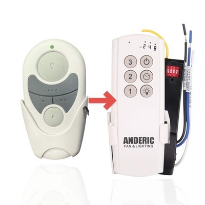 Anderic Substitute Kit for Progress Lighting 3-Speed Remote Control Kit - P2662-