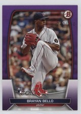 2023 Bowman Purple 240/250 Brayan Bello #72 0c6