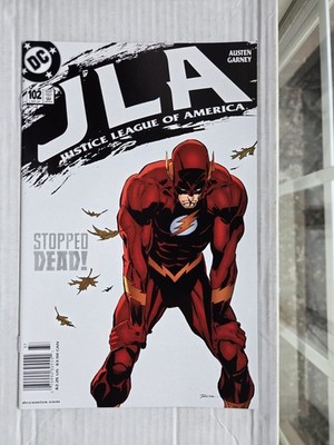 JLA #102 Newsstand 1:20 Rare 3,163 Copies Flash Cover Superman App DC Comic 2004