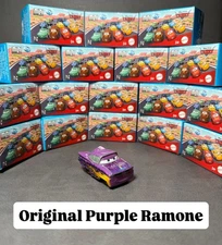 Disney Pixar Cars Mattel Mini Racers Original Purple Ramone