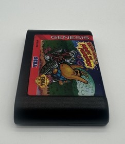 TOEJAM & EARL IN PANIC ON FUNKOTRON SEGA GENESIS CART CASE NO MANUAL TESTED
