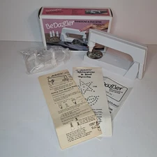 Vintage BE-DAZZLER Bedazzler Stud Gem Rhinestone Setting Machine Kit with Box