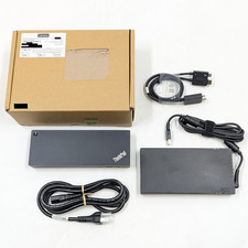 Lenovo ThinkPad Thunderbolt 4 Workstation Dock 40B00300US Black  Red