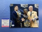 RON WOLF & ELIOT WOLF Dual Signed Packers/Patriots 8x10 w/PSA DNA COA