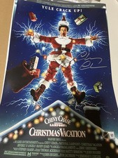 Autographed Chevy Chase 11x17 Christmas Vacation Mini Poster Beckett Signed Auto