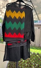 Black Chikankari Embroidered Suit 3PC Modest Pakistani Outfit - Size S