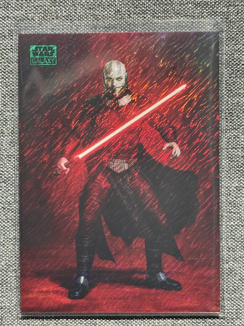 2020 Topps Chrome Star Wars Galaxy Darth Malak #KOTOR-11 Green Shimmer Ref /199