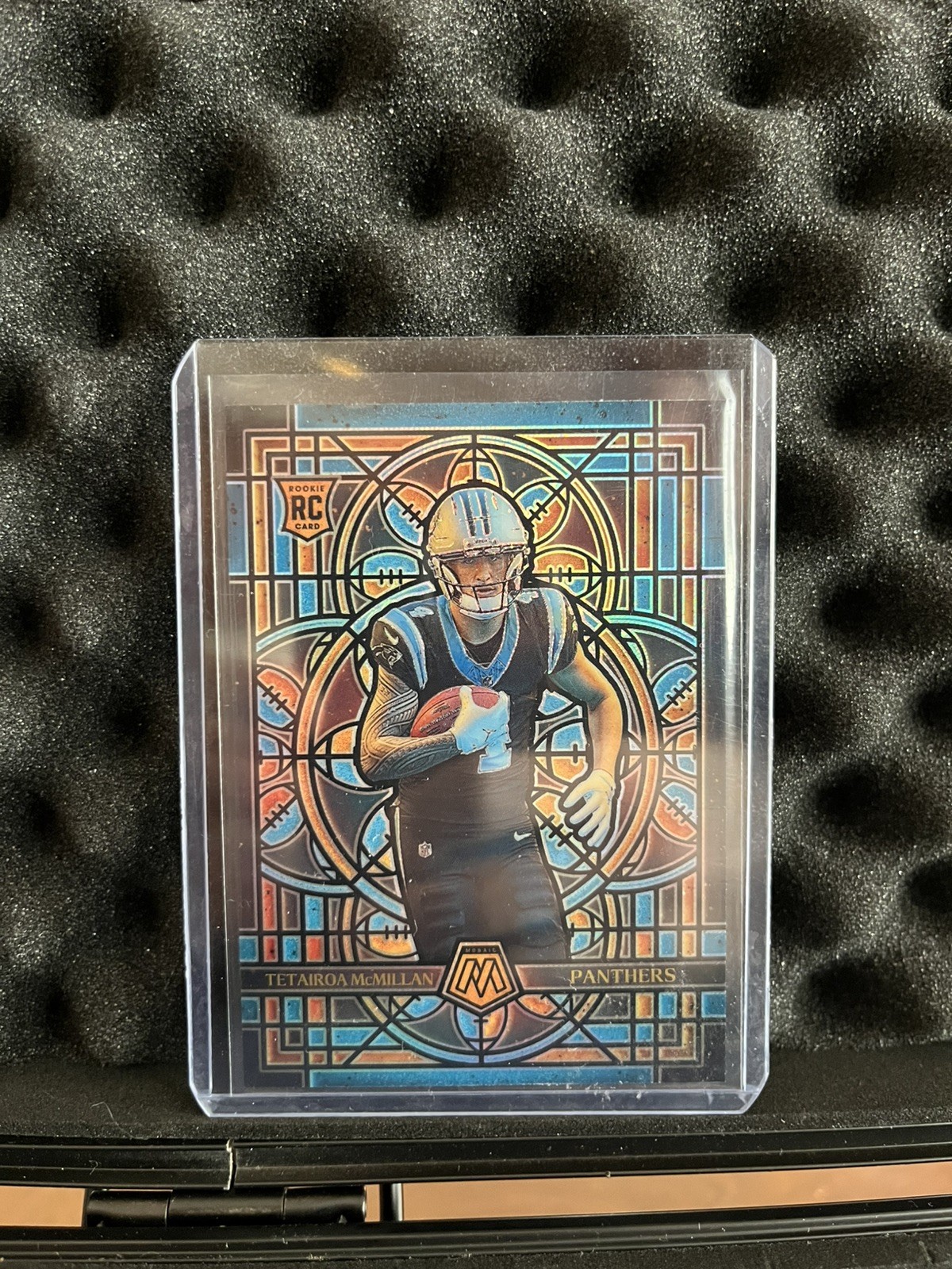 2025 Mosaic Tetairoa McMillan RC Stained Glass SSP Case Hit Prizm #3 Panthers