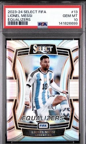 2023-24 Select FIFA Lionel Messi Equalizers #13 - Prizm - PSA 10