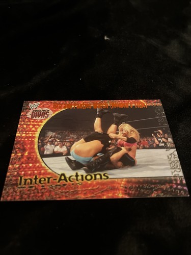 RARE 2002 Fleer WWE Absolute Divas Interactions Stacy Kiebler Bra & Panties Card - Picture 2 of 4