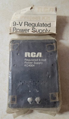 RCA 9-V Regulated Power Supply KC404 IC Project Kit NEW Sealed Vintage Radio Amp
