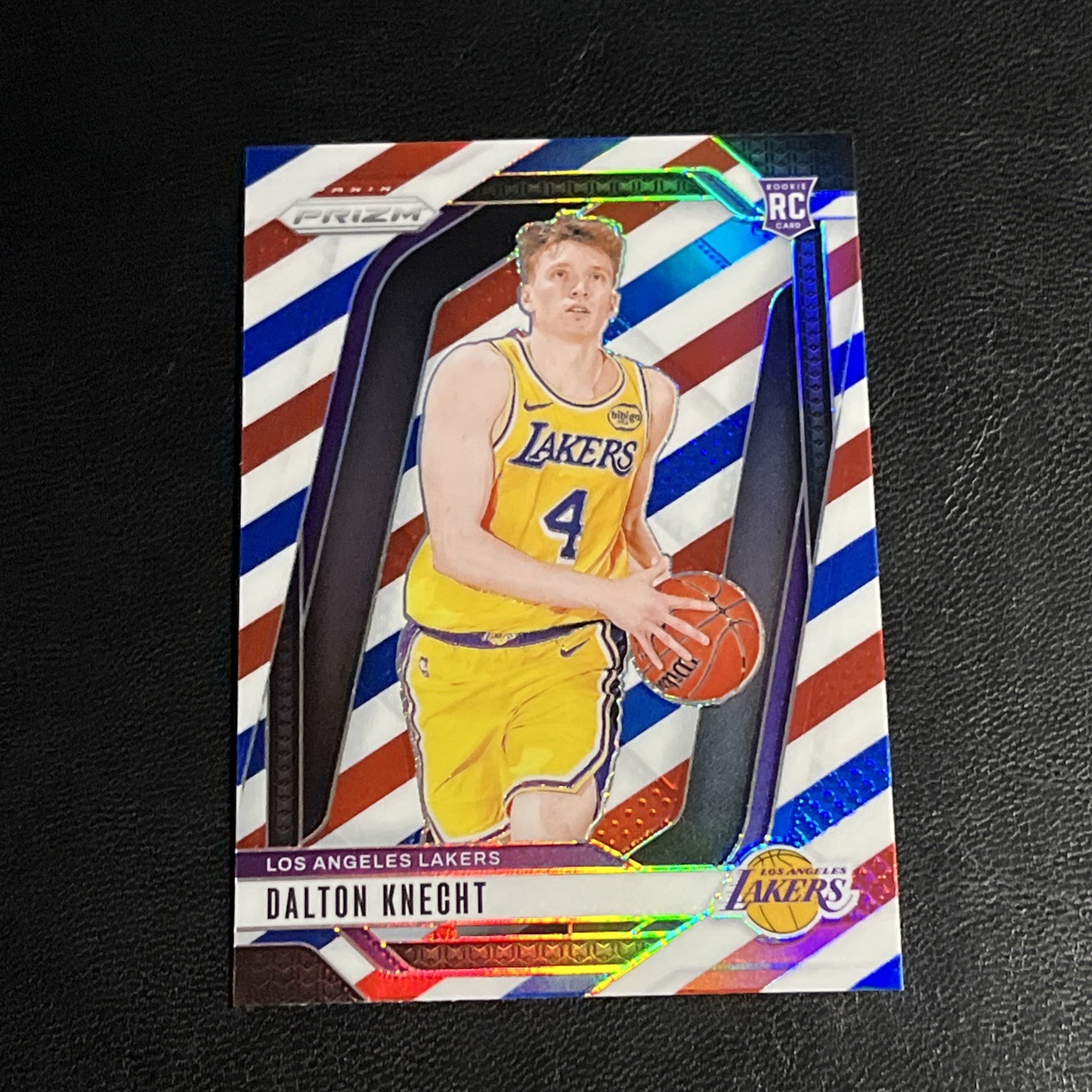 2024-25 Panini Prizm Dalton Knecht #238 Red White Blue Prizm (RC).🏀Lakers SP