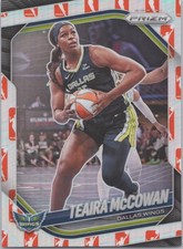 2025 Panini Prizm WNBA #48 Teaira McCowan WNBA Logo Prizms