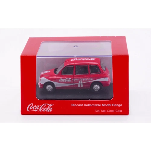 TX4 TAXI COCA COLA 1:76 Oxford Veicoli Commerciali Modellino Nuovo - Immagine 2 di 2