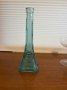 Vintage Eiffel Tower Glass Decanter