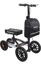 Blessreach Knee Walker Scooter AllTerrain Foldable Disc Brake Injuries Purple