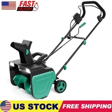20" Electric Snow Blower Corded Brushless Motor 20" Width 12" Depth 25FT Throw