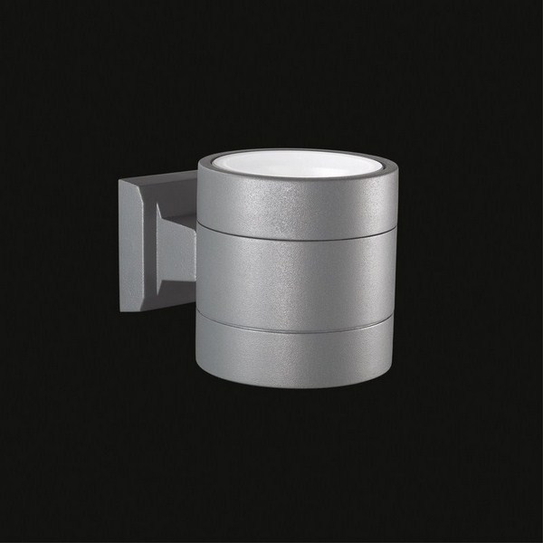 Faretto da Parete Moderno DL1105 Grigio | Applique Esterno Design 1 Luce