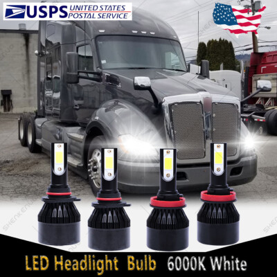 For Kenworth T680 T880 2013 2014 2015 2016 2017 2018 2019 LED Headlight Bulb C9B
