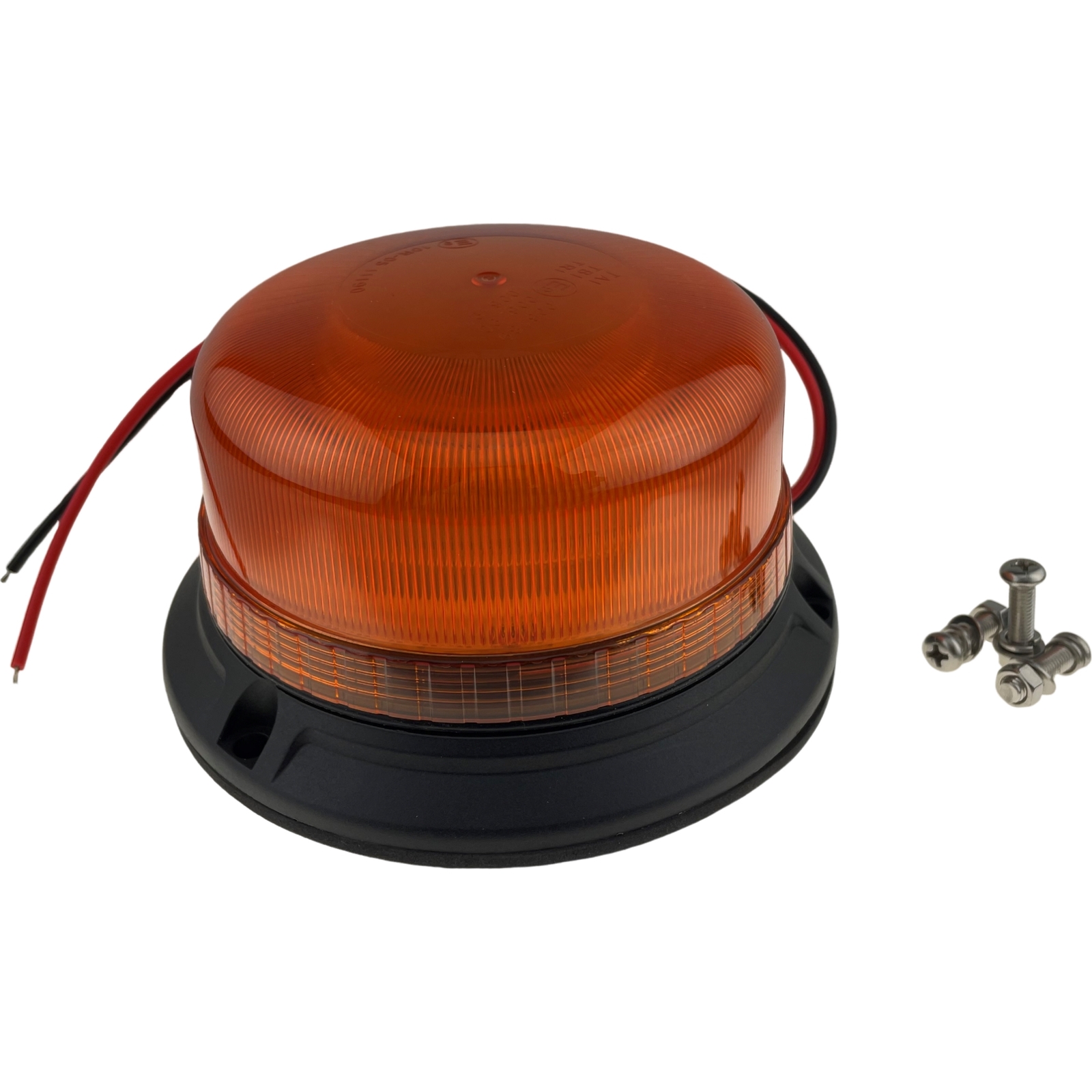 LED Amber Flashing Compact Light Beacon 3 Bolt for Tractor Strobe Hazard