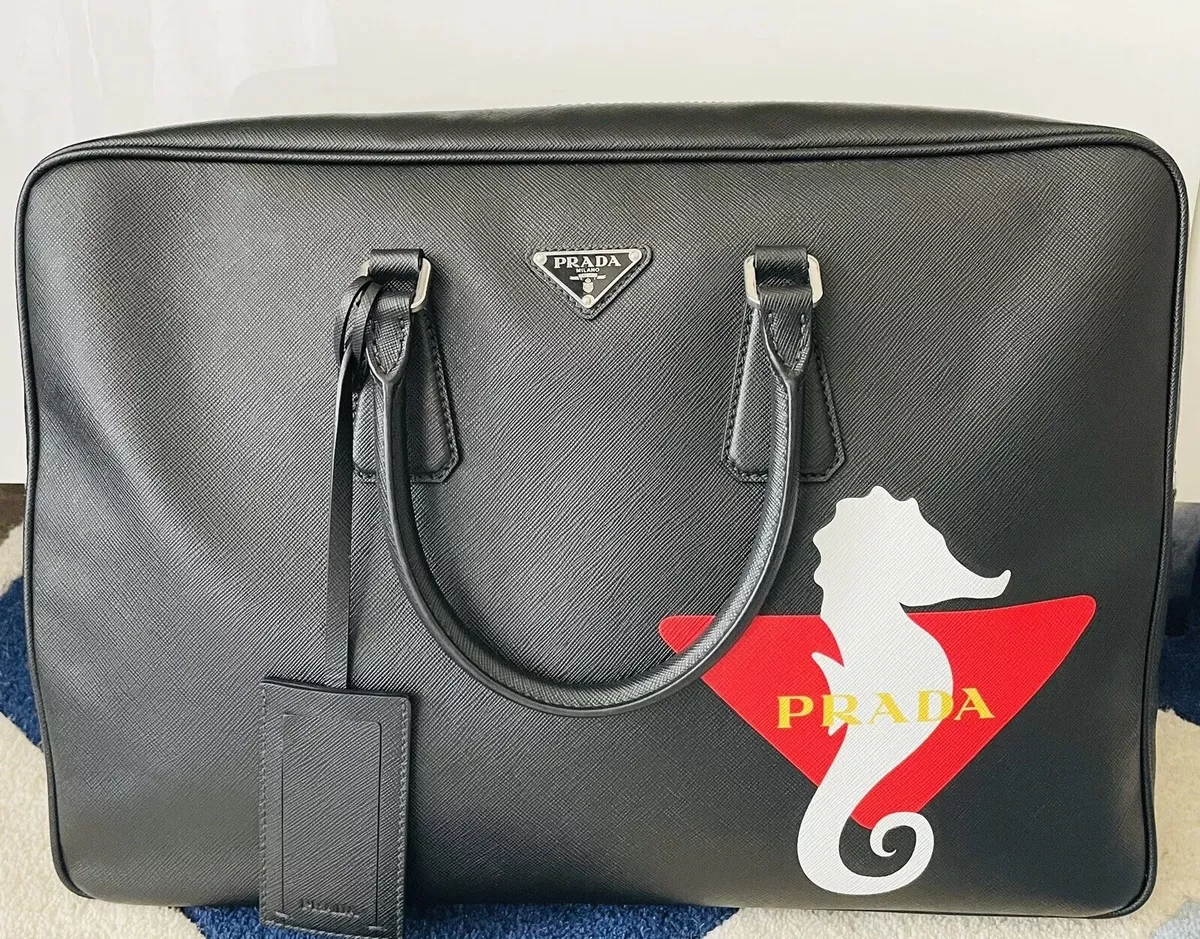 Prada saffiano leather clearance men's bag
