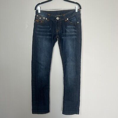 True Religion Jeans Women 28 Blue Joey Super T Denim Seat 33 True Religion Jeans Women 28 Blue Joey Super T Denim Seat 33