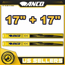 Direct Fit 1717 Anco Wiper Blades Set Pair Oem Quality- Driverpassenger