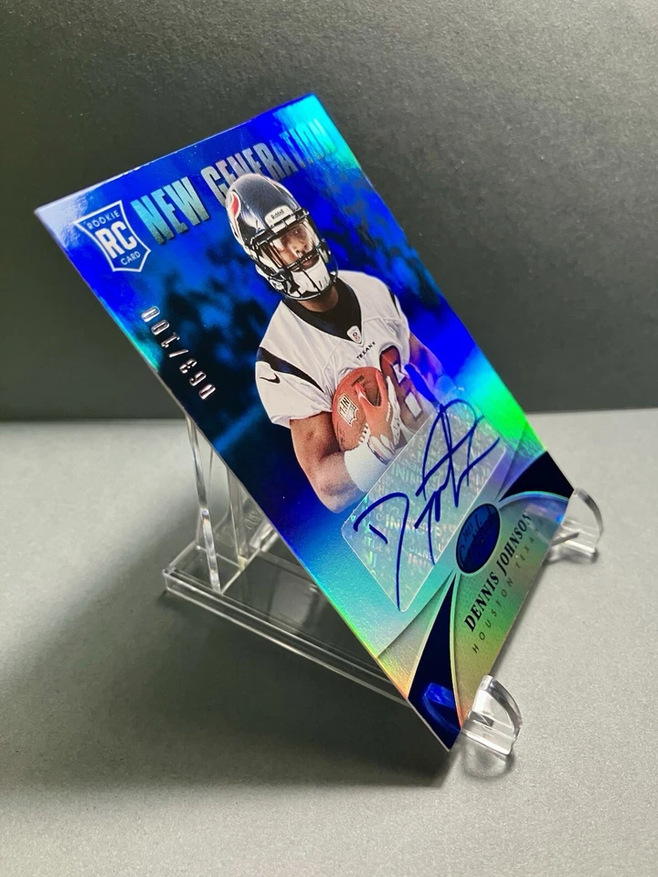 2013 DENNIS JOHNSON Certified New Generation RC 063/100 Autograph Card# 257 - Image 2 of 4