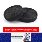 <!--F#f_0-->Pair Black 5M x 16mm Non-Adhesive Hook and Loop Tape Sewing Fastener Magic Tape<!--F/-->