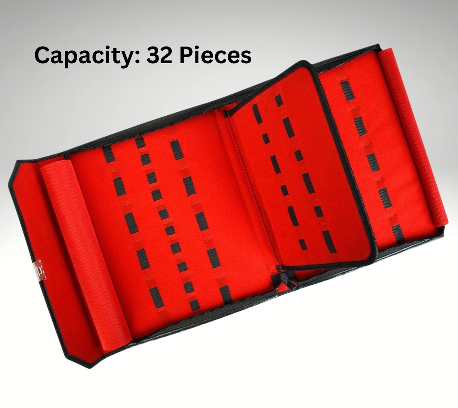 Professional Scissors Case Scissor Display 32 Pair Salon Barber Traveling Bag