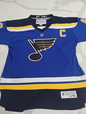 St Louis Blues David Backes NHL Reebok Youth Jersey Size L/XL