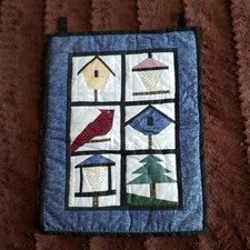 Bird themed wall hanging handmade in USA