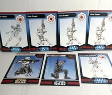 Star Wars Miniatures CLONE TROOPER ASSORTMENT TTL 7 SEE DESCIPTION 
