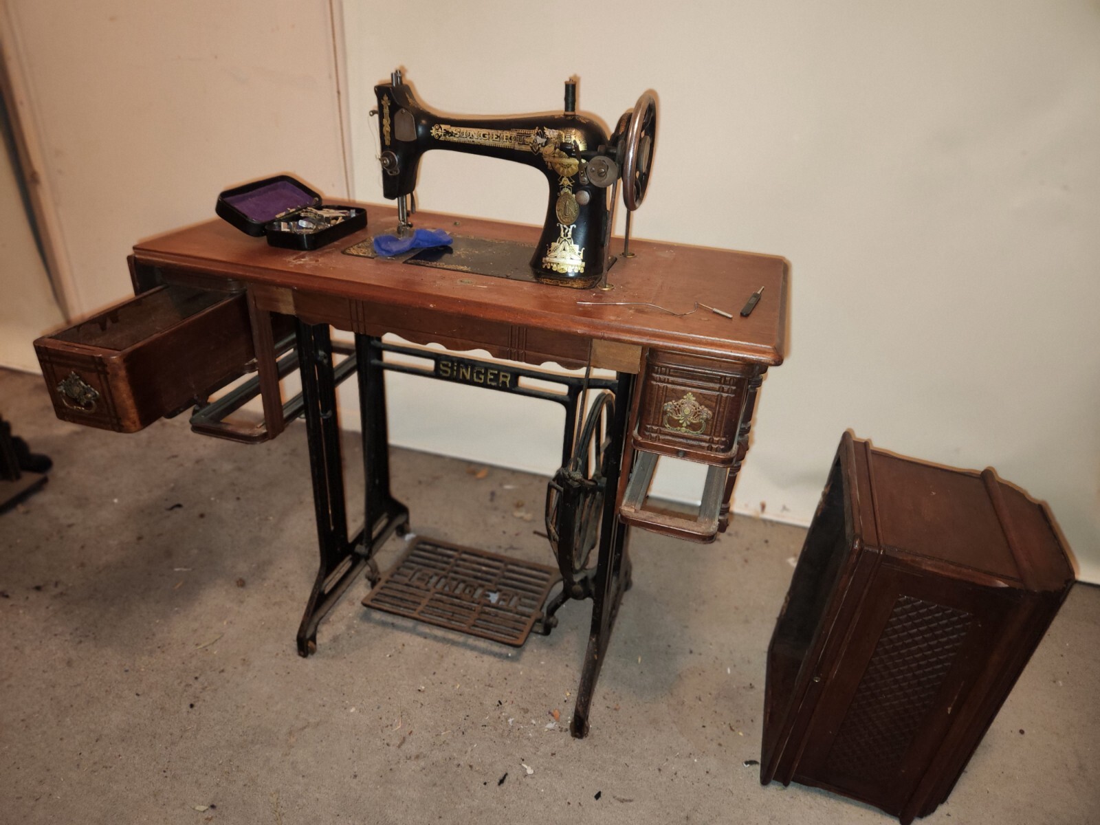 Singer antique 1913 sewing machine eBay