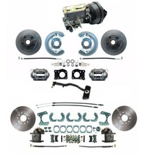 1967-69 Mustang Power Disc Brake Kit 4 Wheel Disc Brake Kit