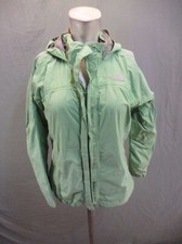 The North Face HyVent Size L Girls 100 Nylon Zip Stand Collar Windbreaker 525