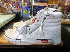 vans sk8 hi deconstructed white