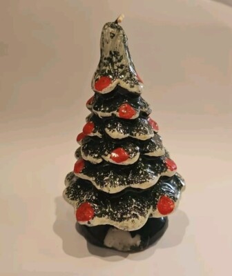 Vintage Harrods Christbaumkerze bleifrei Docht - Made in Italy - unbenutzt