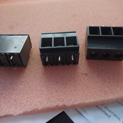 14 PCS Molex 39970-0103 Beau Fixed Mount Terminal Block 600V 60A 3 Pos