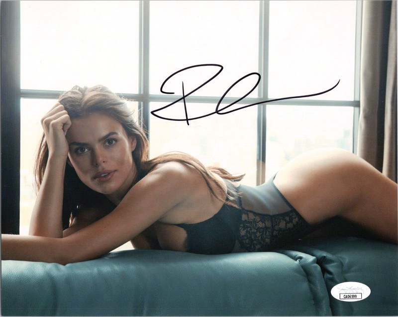 Brooks Nader Hot Sexy Adult Model Autographed Signed 8x10 Photo JSA 1