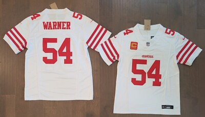 Fred Warner #54 San Francisco 49ers Stitched White Jersey